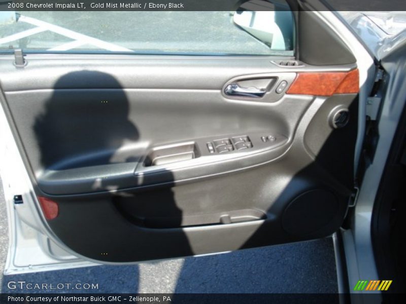Gold Mist Metallic / Ebony Black 2008 Chevrolet Impala LT