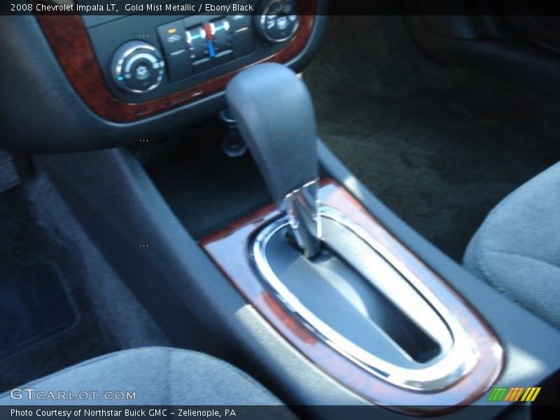 Gold Mist Metallic / Ebony Black 2008 Chevrolet Impala LT