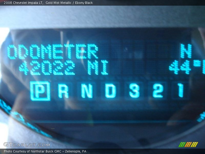 Gold Mist Metallic / Ebony Black 2008 Chevrolet Impala LT