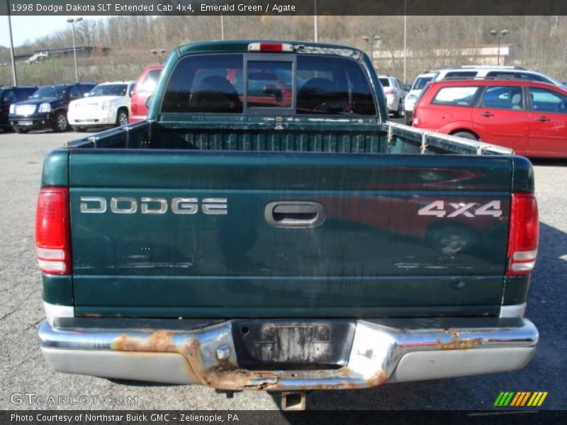 Emerald Green / Agate 1998 Dodge Dakota SLT Extended Cab 4x4