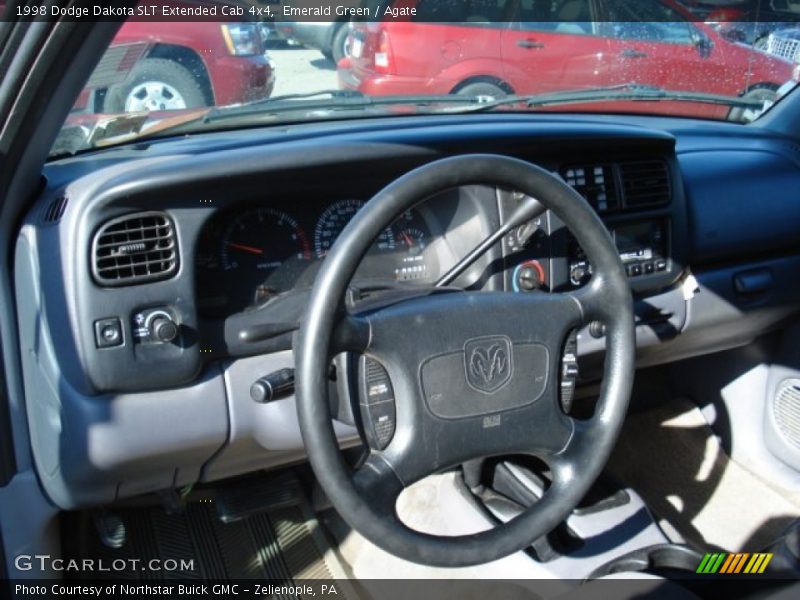 Emerald Green / Agate 1998 Dodge Dakota SLT Extended Cab 4x4
