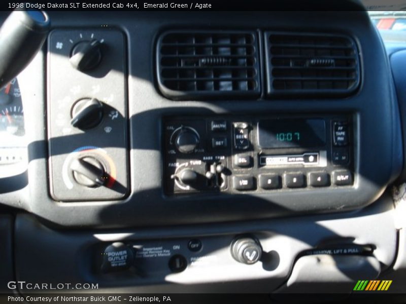 Emerald Green / Agate 1998 Dodge Dakota SLT Extended Cab 4x4