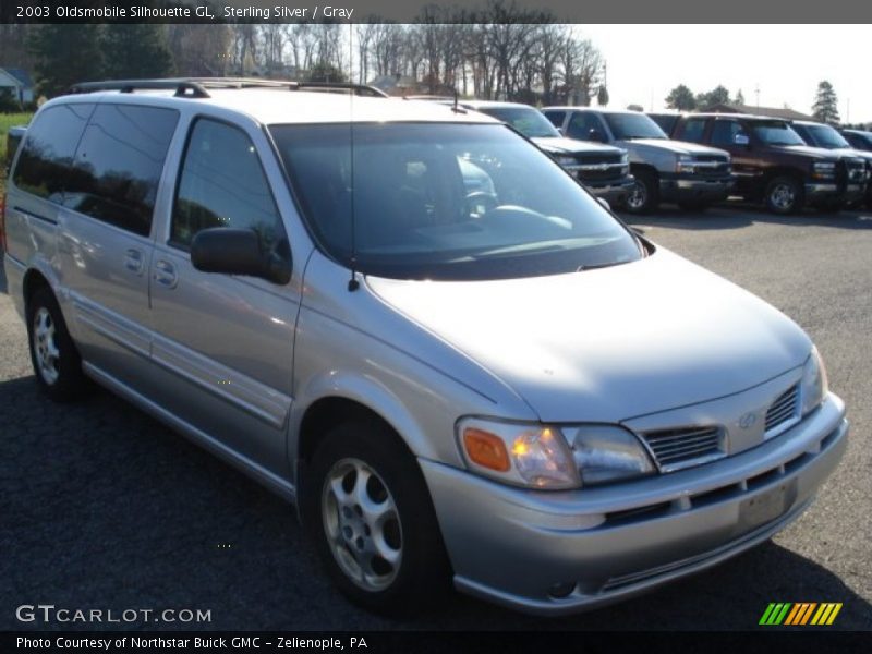 Sterling Silver / Gray 2003 Oldsmobile Silhouette GL