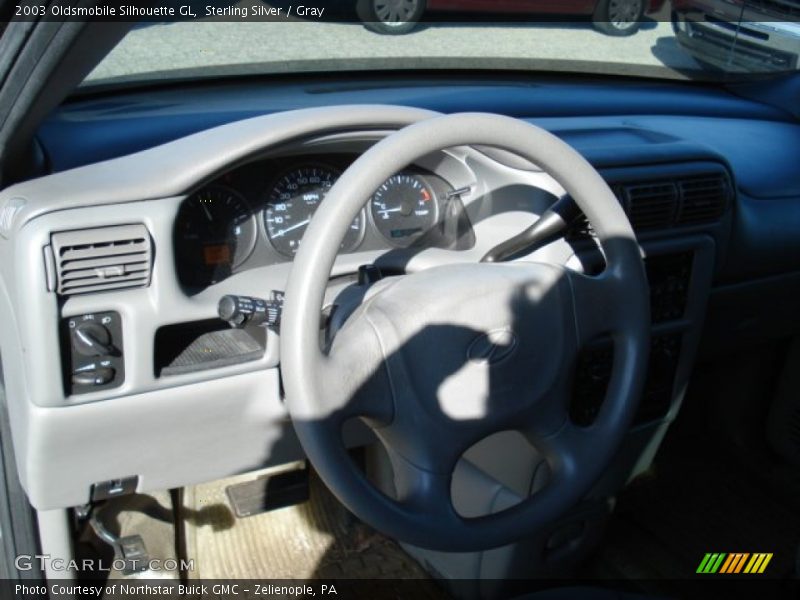 Sterling Silver / Gray 2003 Oldsmobile Silhouette GL
