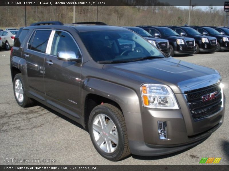 Mocha Steel Metallic / Jet Black 2012 GMC Terrain SLE AWD