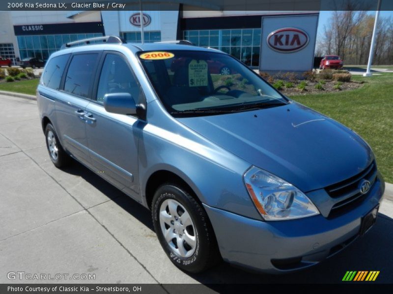 Glacier Blue / Gray 2006 Kia Sedona LX