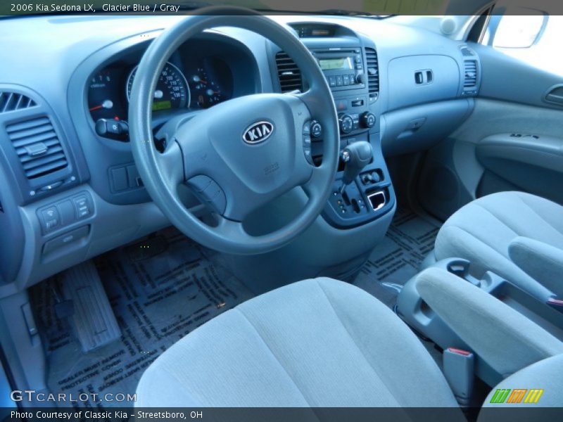 Glacier Blue / Gray 2006 Kia Sedona LX