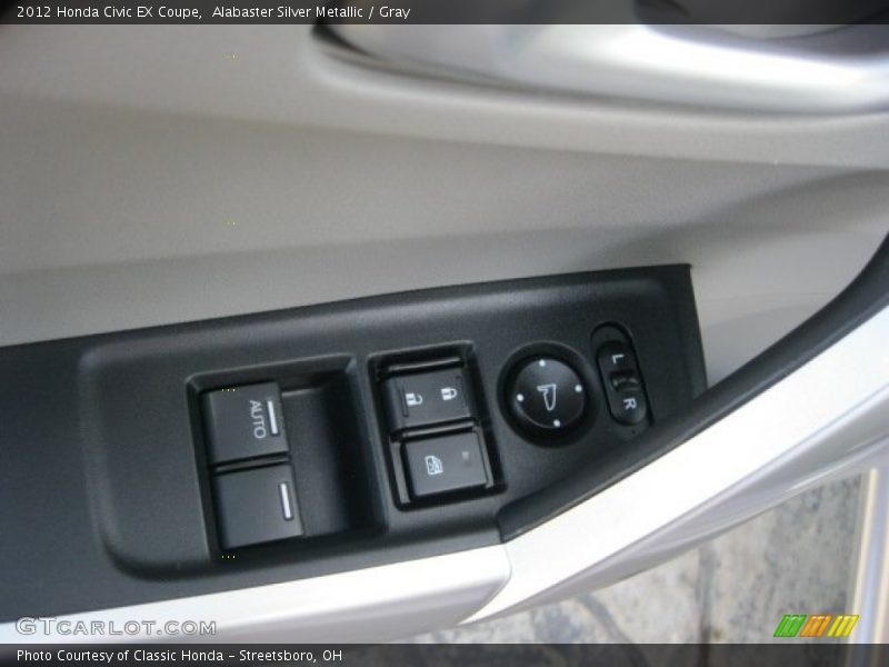 Alabaster Silver Metallic / Gray 2012 Honda Civic EX Coupe