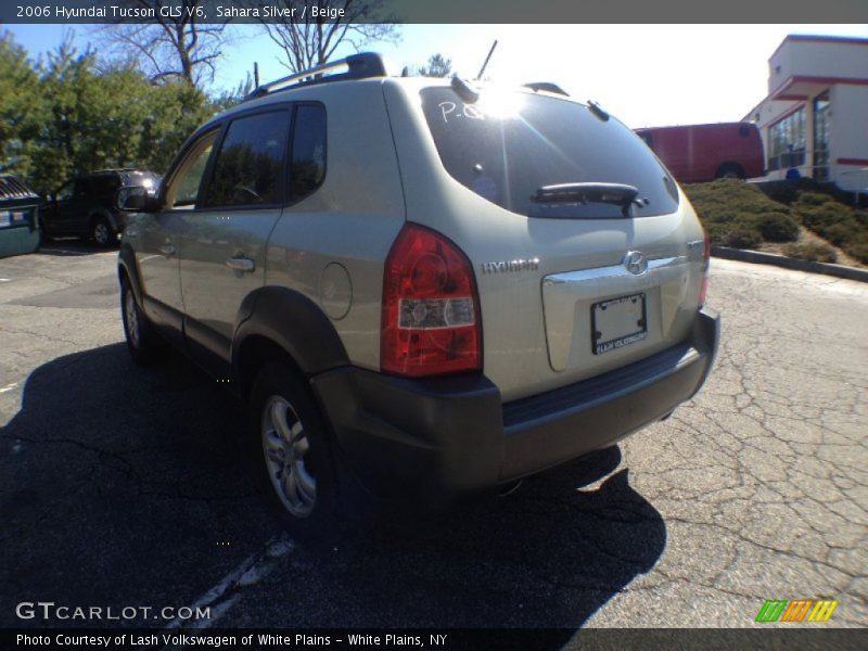 Sahara Silver / Beige 2006 Hyundai Tucson GLS V6