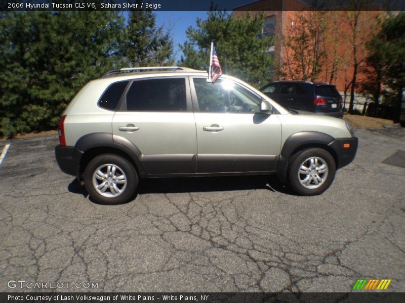 Sahara Silver / Beige 2006 Hyundai Tucson GLS V6