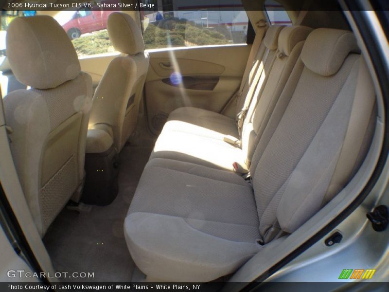 Sahara Silver / Beige 2006 Hyundai Tucson GLS V6