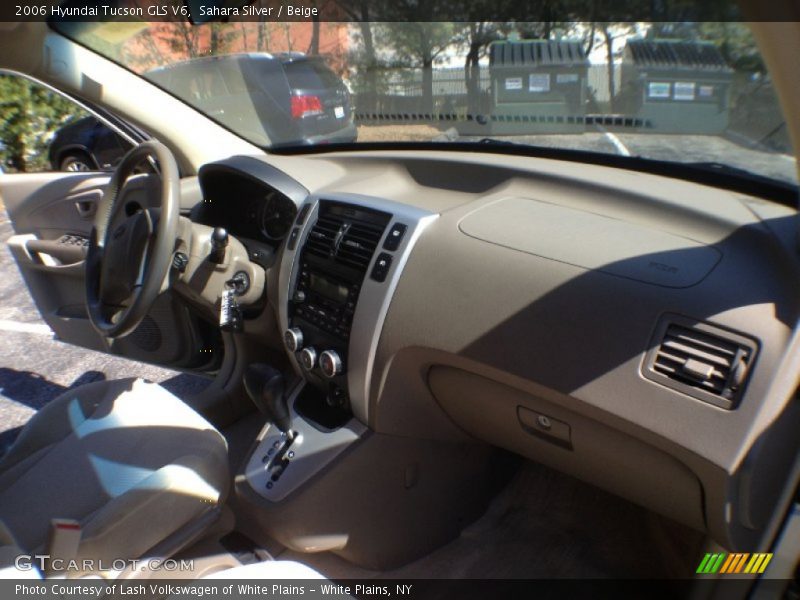 Sahara Silver / Beige 2006 Hyundai Tucson GLS V6