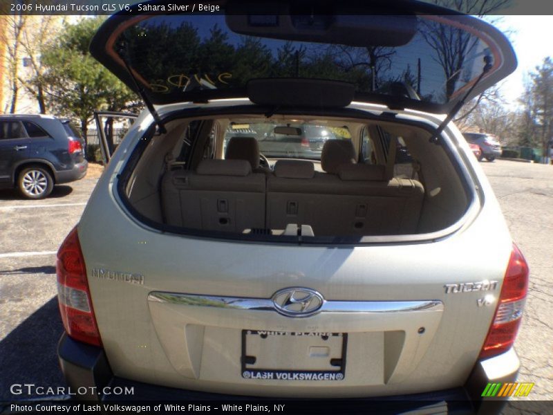 Sahara Silver / Beige 2006 Hyundai Tucson GLS V6