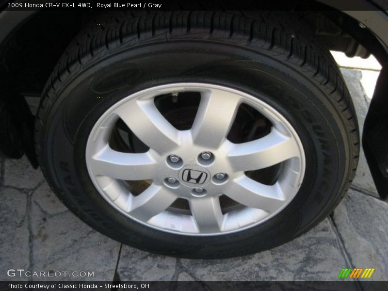 Royal Blue Pearl / Gray 2009 Honda CR-V EX-L 4WD