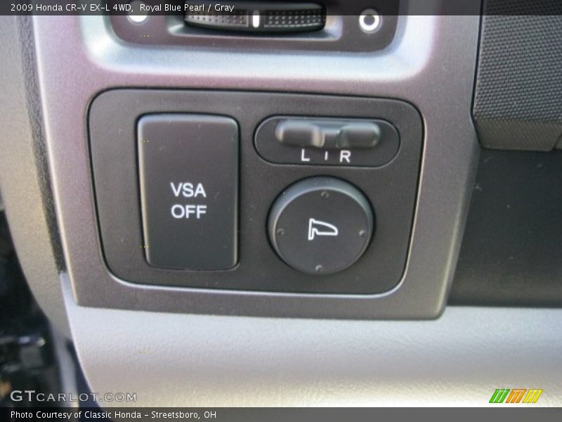 Royal Blue Pearl / Gray 2009 Honda CR-V EX-L 4WD