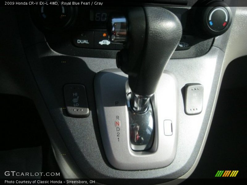Royal Blue Pearl / Gray 2009 Honda CR-V EX-L 4WD