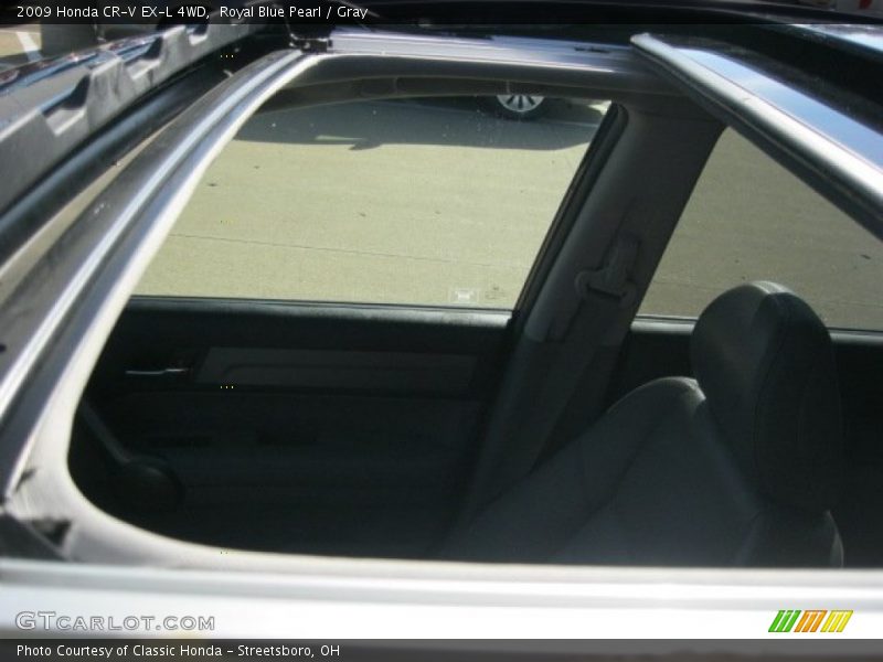 Royal Blue Pearl / Gray 2009 Honda CR-V EX-L 4WD