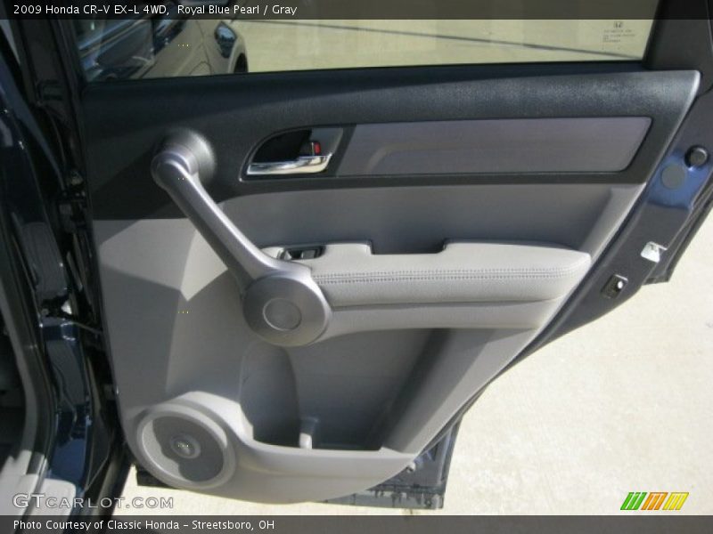 Royal Blue Pearl / Gray 2009 Honda CR-V EX-L 4WD
