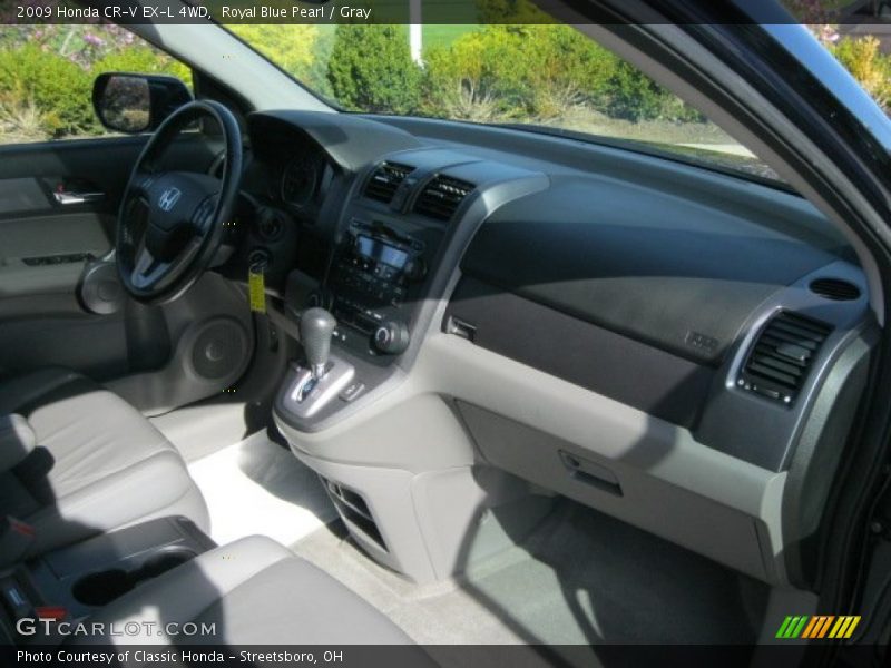 Royal Blue Pearl / Gray 2009 Honda CR-V EX-L 4WD
