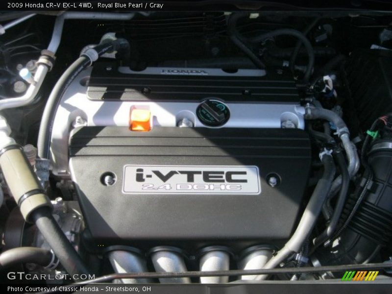 Royal Blue Pearl / Gray 2009 Honda CR-V EX-L 4WD