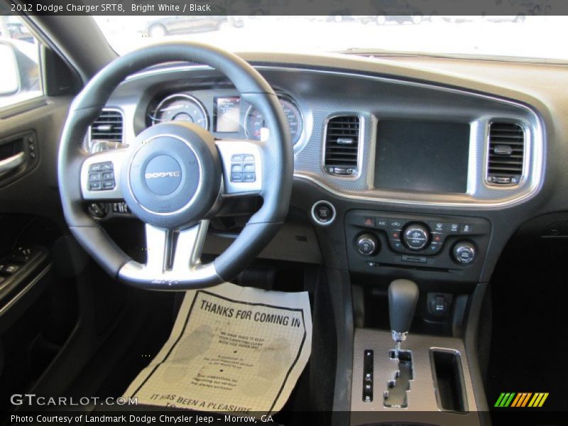 Dashboard of 2012 Charger SRT8