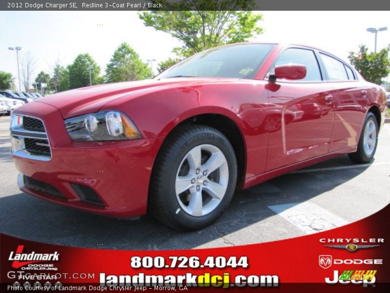Redline 3-Coat Pearl / Black 2012 Dodge Charger SE