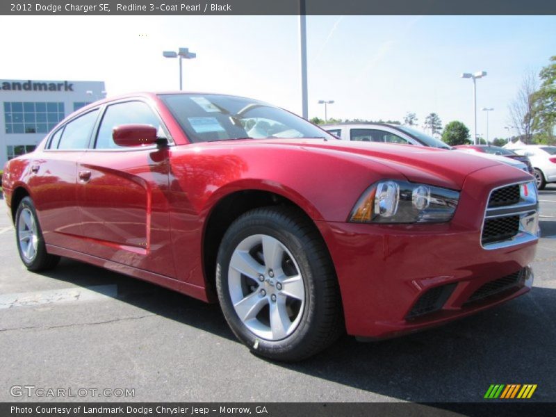 Redline 3-Coat Pearl / Black 2012 Dodge Charger SE