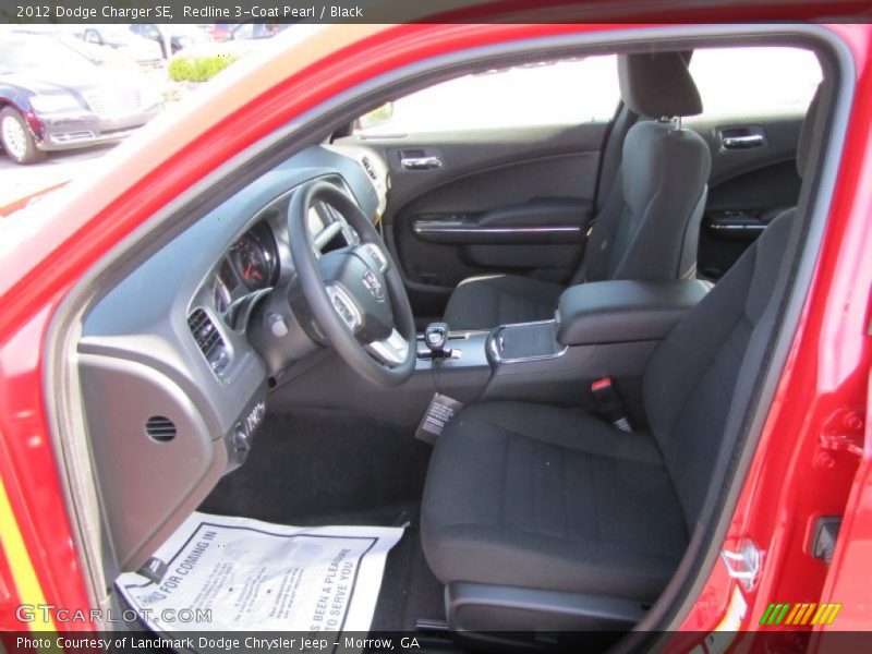 Redline 3-Coat Pearl / Black 2012 Dodge Charger SE