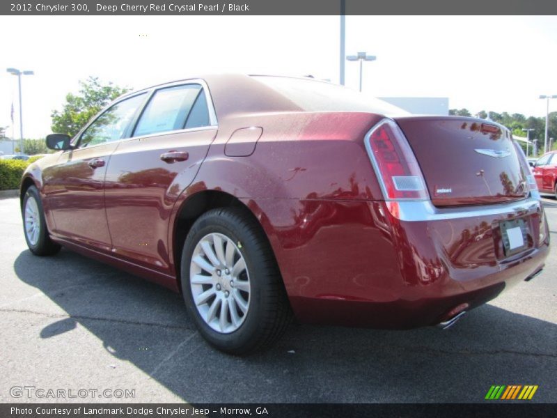 Deep Cherry Red Crystal Pearl / Black 2012 Chrysler 300