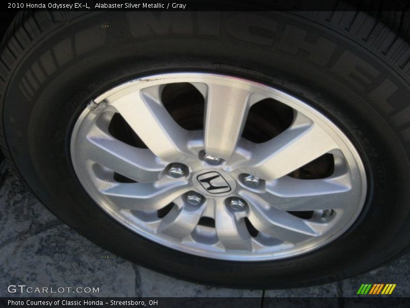 Alabaster Silver Metallic / Gray 2010 Honda Odyssey EX-L