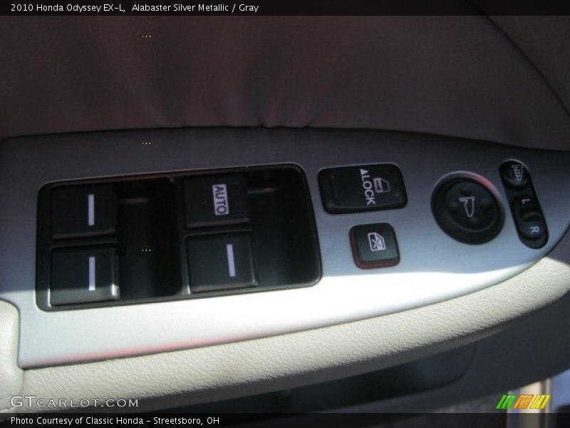 Alabaster Silver Metallic / Gray 2010 Honda Odyssey EX-L