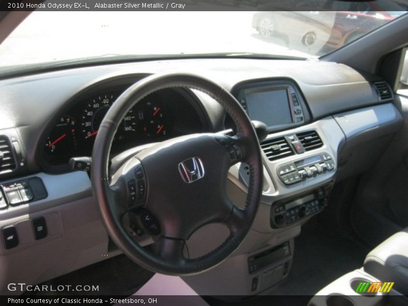 Alabaster Silver Metallic / Gray 2010 Honda Odyssey EX-L
