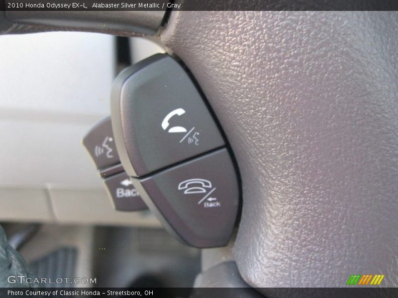 Alabaster Silver Metallic / Gray 2010 Honda Odyssey EX-L