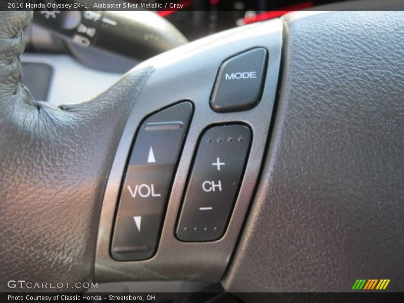 Alabaster Silver Metallic / Gray 2010 Honda Odyssey EX-L
