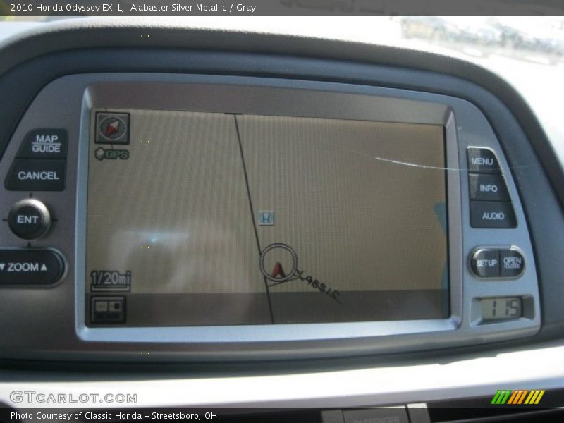 Alabaster Silver Metallic / Gray 2010 Honda Odyssey EX-L