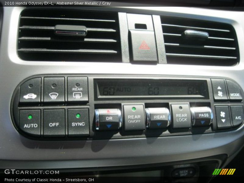 Alabaster Silver Metallic / Gray 2010 Honda Odyssey EX-L