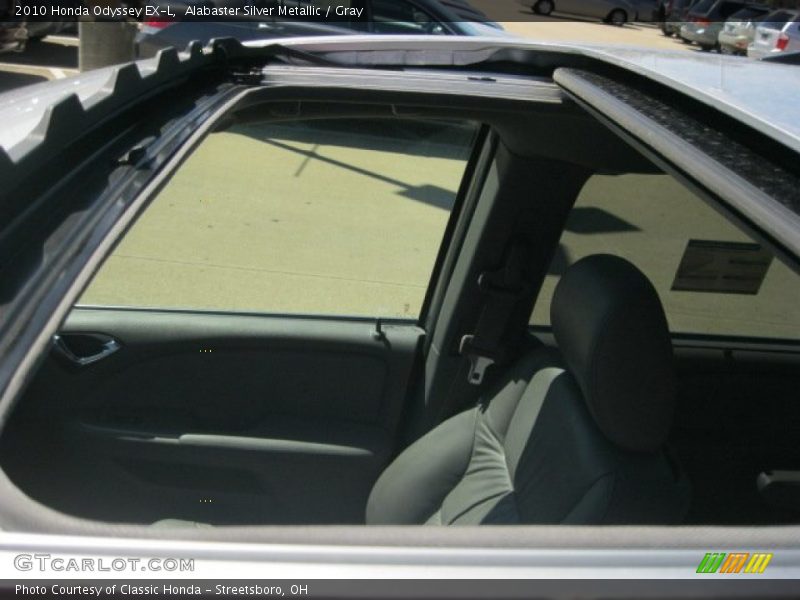 Alabaster Silver Metallic / Gray 2010 Honda Odyssey EX-L