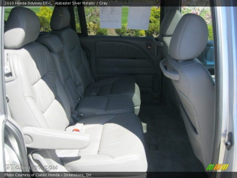 Alabaster Silver Metallic / Gray 2010 Honda Odyssey EX-L