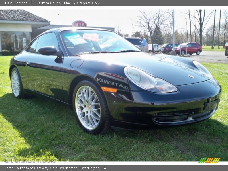Black / Graphite Grey 1999 Porsche 911 Carrera Coupe