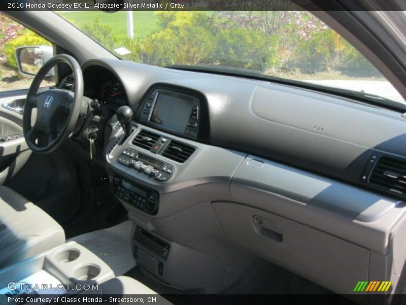 Alabaster Silver Metallic / Gray 2010 Honda Odyssey EX-L