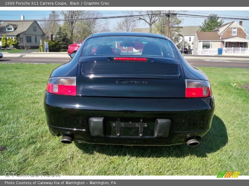 Black / Graphite Grey 1999 Porsche 911 Carrera Coupe