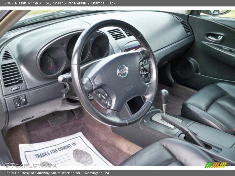 Sheer Silver Metallic / Charcoal Black 2002 Nissan Altima 3.5 SE