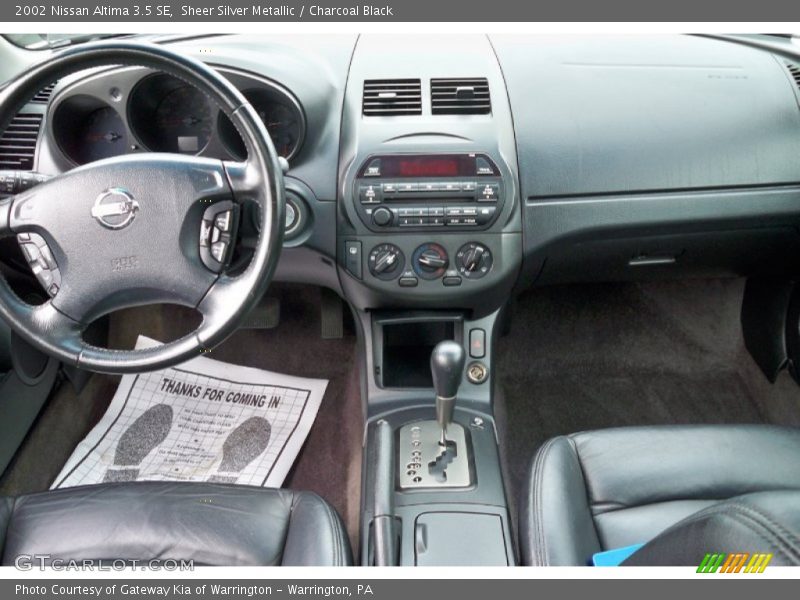 Sheer Silver Metallic / Charcoal Black 2002 Nissan Altima 3.5 SE