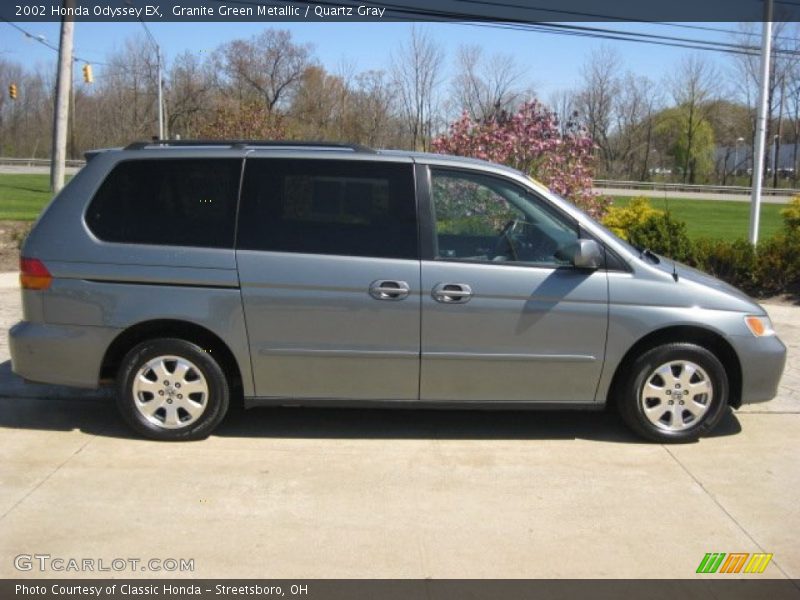 Granite Green Metallic / Quartz Gray 2002 Honda Odyssey EX
