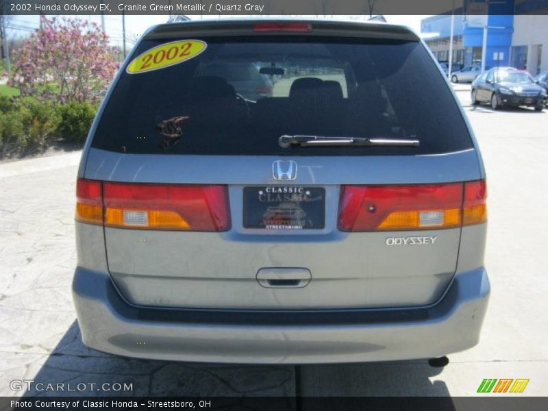 Granite Green Metallic / Quartz Gray 2002 Honda Odyssey EX