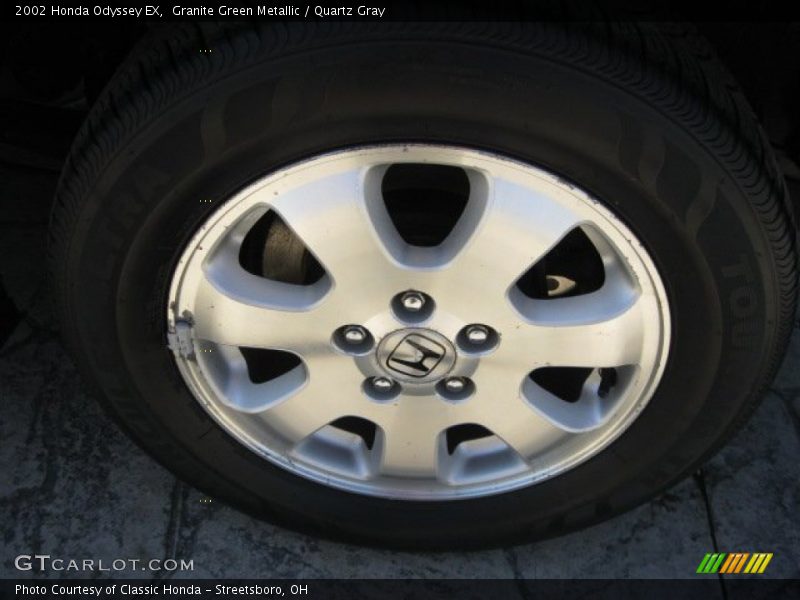 Granite Green Metallic / Quartz Gray 2002 Honda Odyssey EX