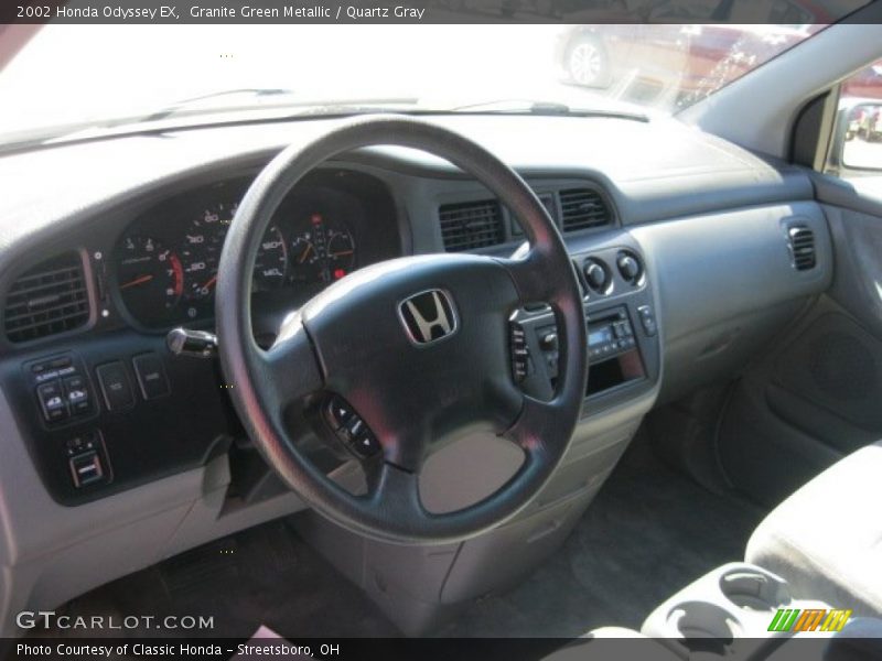 Granite Green Metallic / Quartz Gray 2002 Honda Odyssey EX