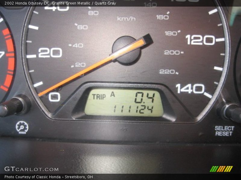 Granite Green Metallic / Quartz Gray 2002 Honda Odyssey EX