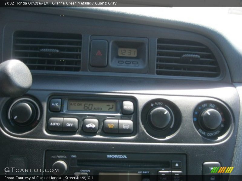 Granite Green Metallic / Quartz Gray 2002 Honda Odyssey EX