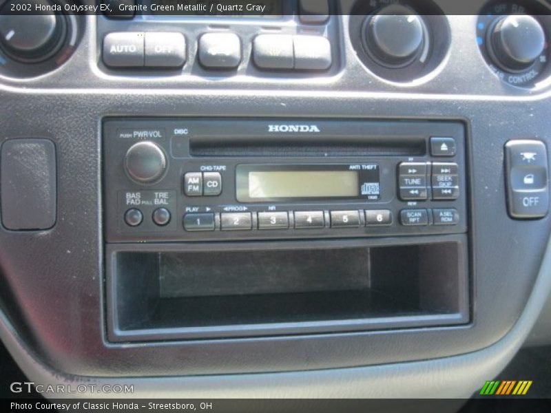 Granite Green Metallic / Quartz Gray 2002 Honda Odyssey EX